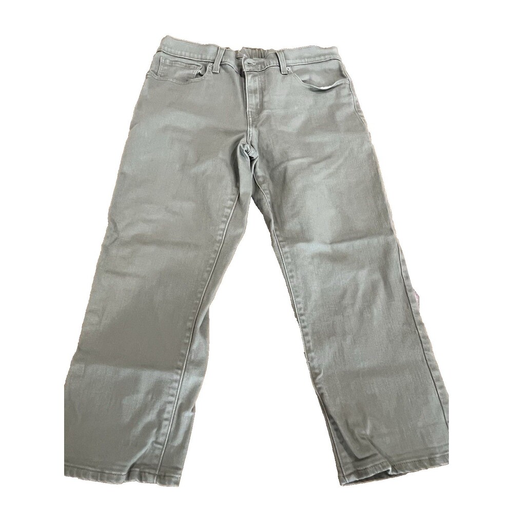 Levi’s Jeans Men’s 31 Olive Green Straight Leg Denim 5 Pocket Levi Strauss